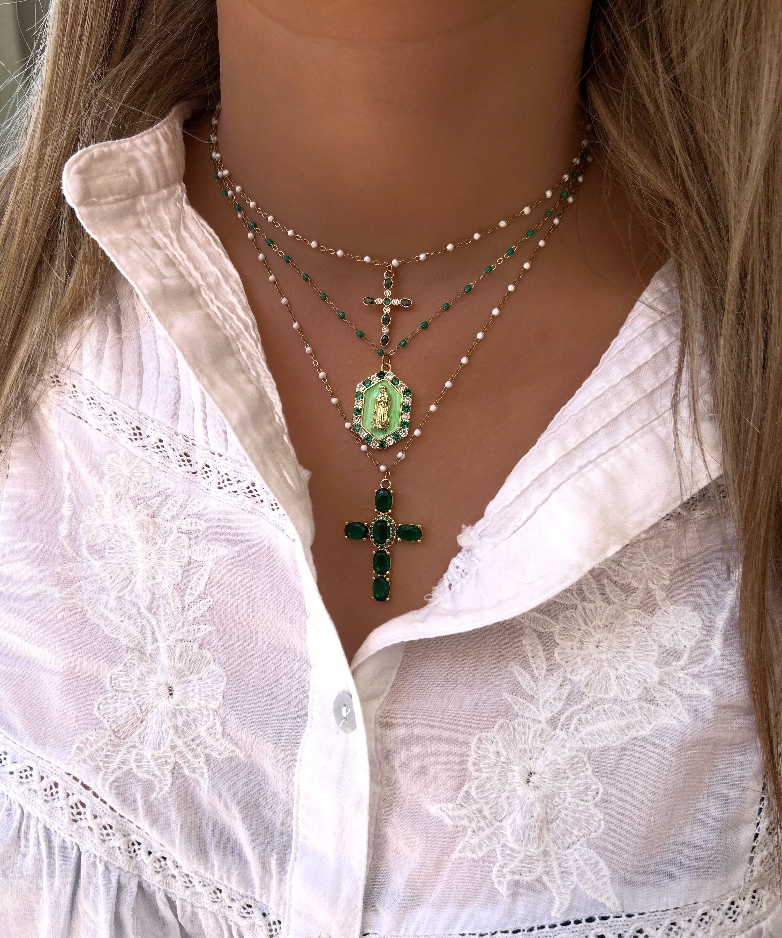 MARIE RHINESTONE NECKLACE