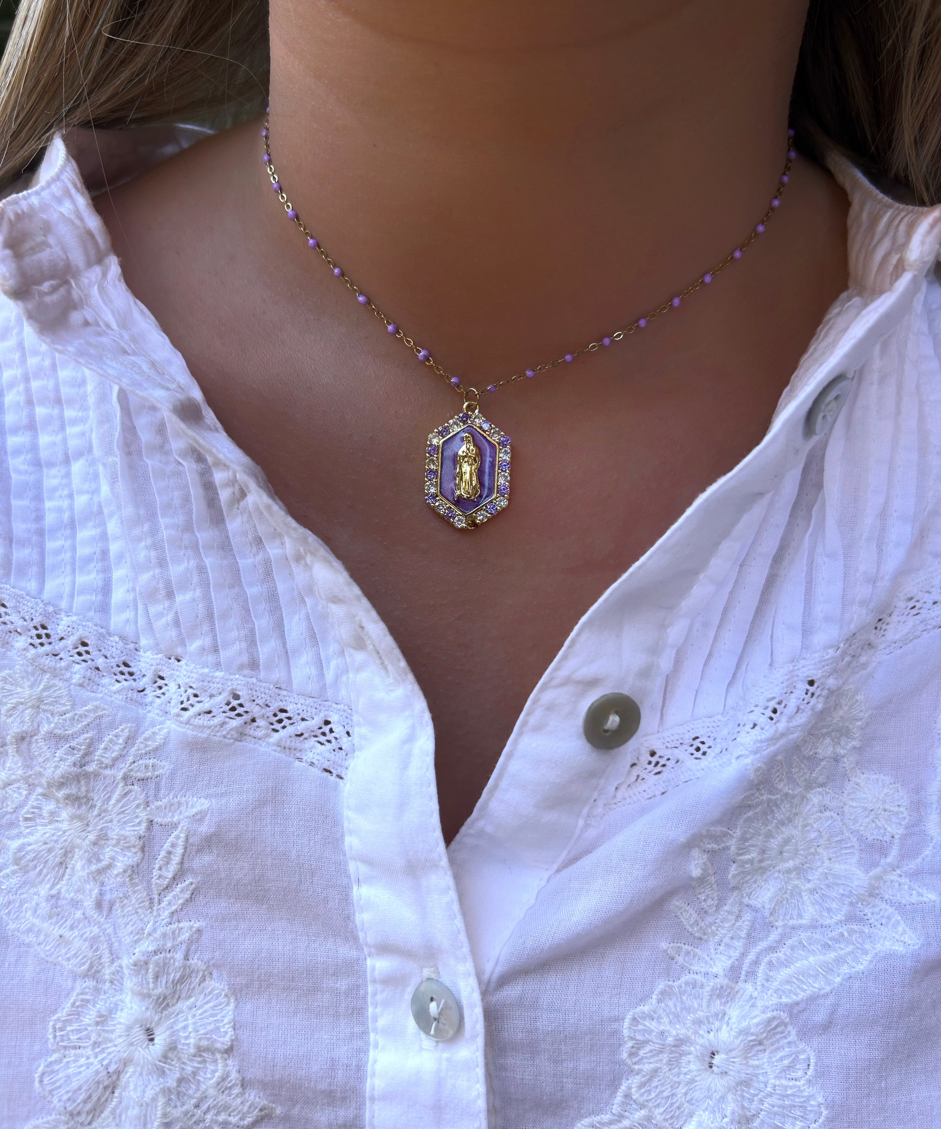 MARIE RHINESTONE NECKLACE