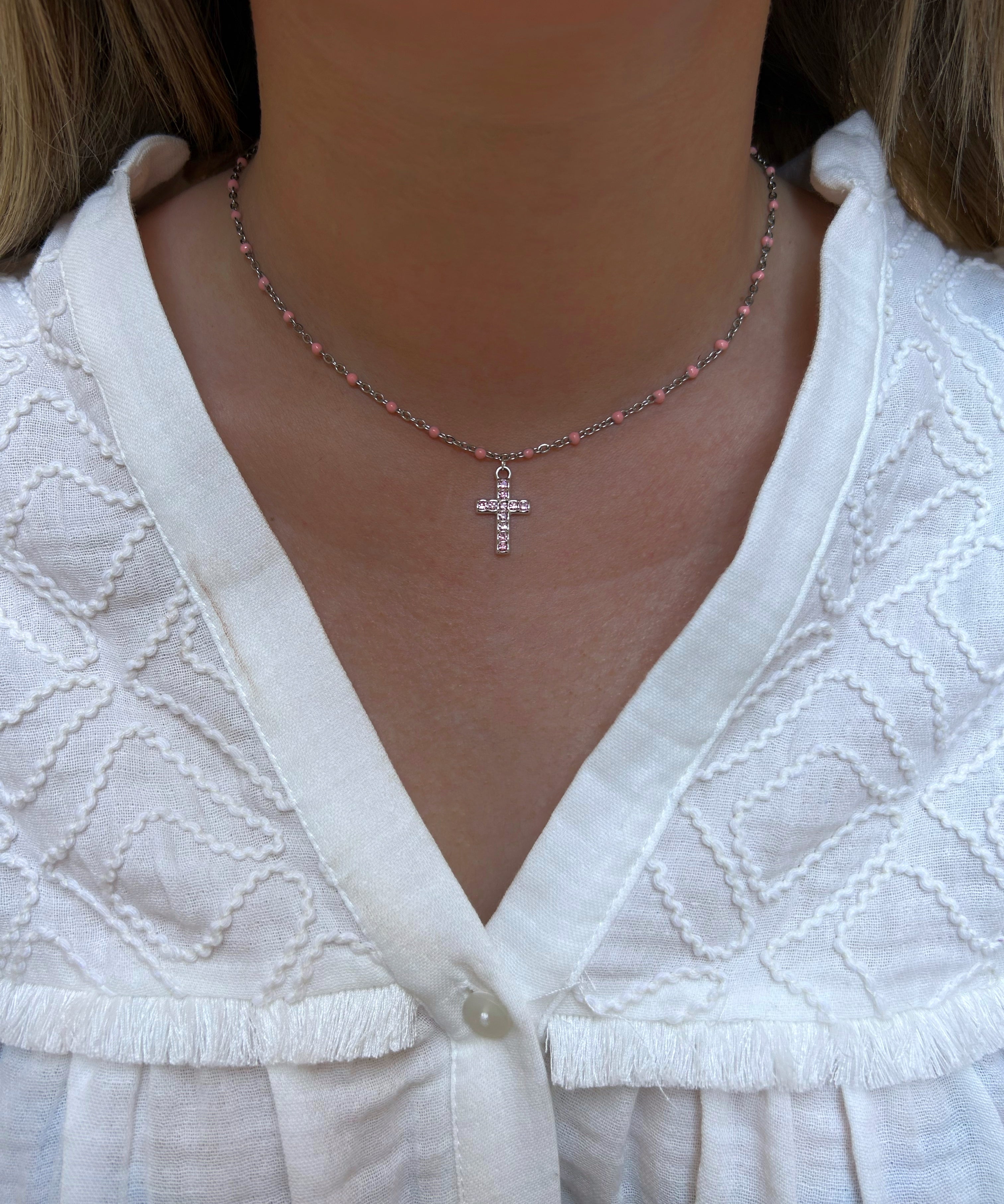 JADE SILVER NECKLACE