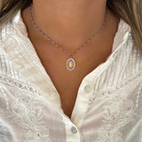 HOLY RHINESTONE NECKLACE