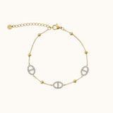 BRACELET MAILLE MARINE