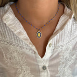 HOLY RHINESTONE NECKLACE