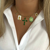 CROSS CHARM NECKLACE