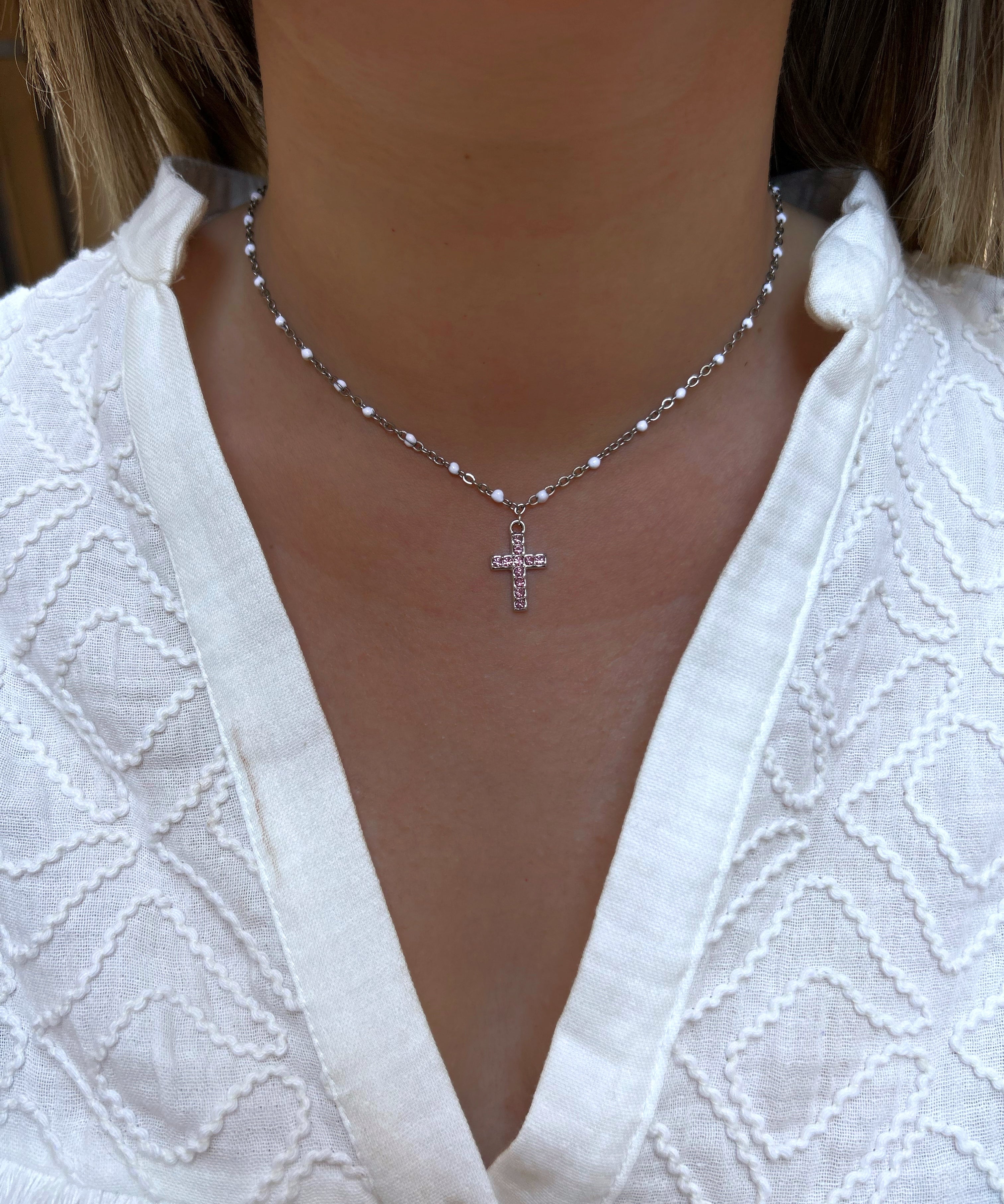 JADE SILVER NECKLACE