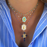 HOLY RHINESTONE NECKLACE